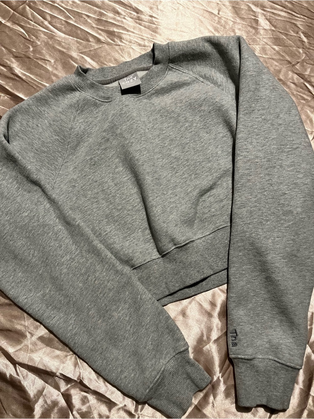 TNA Women’s Gray Crewneck Sweatshirt
